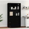 Skříň highboard kompozit [3185389] (Barva Šedá sonoma)