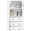 Skříň highboard kompozit [3185389] (Barva Šedá sonoma)