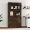 Skříň highboard kompozit [3185389] (Barva Šedá sonoma)