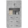 Skříň highboard kompozit [3185389] (Barva Šedá sonoma)
