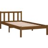 Rám postele masivní borovice 90 x 190 cm Single [810049] (Barva Šedá)