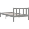 Rám postele masivní borovice 90 x 190 cm Single [810049] (Barva Šedá)