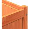 Zahradní truhlík voskově hnědý 150x50x70 cm masivní borovice [837490] (Barva Bílá borovice)