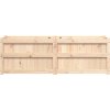 Zahradní truhlík voskově hnědý 150x50x50 cm masivní borovice [837488] (Barva Přírodně impregnované)