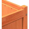 Zahradní truhlík voskově hnědý 150x50x50 cm masivní borovice [837488] (Barva Přírodně impregnované)