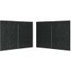 Boční stěna k party stanu 2 ks se zipem PE [45118] (Barva Antracitová)