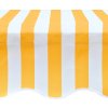 Náhradní plachta na markýzu 5 x 3 m [143707] (Barva oranžová a bílá)