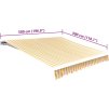 Náhradní plachta na markýzu 5 x 3 m [143707] (Barva oranžová a bílá)