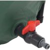 Nádrž na vodu s kohoutkem skládací 500 l PVC [41222] (Barva Zelená)