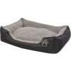 Pelíšek pro psy s polstrovaným polštářem velikost XL [170422] (Barva Černá)