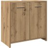 Koupelnová skříňka pod umyvadlo 60x33x60 cm kompozit [802575] (Barva Bílá a dub sonoma)