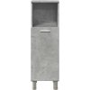 Koupelnová skříňka 30 x 30 x 95 cm kompozitní dřevo [802619] (Barva Betonová šedá)