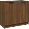 Koupelnová skříňka 64,5x33,5x59 cm kompozitní dřevo [817065] (Barva Hnědý dub)