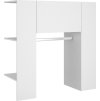 Skříň do předsíně 97,5x37x99 cm kompozitní dřevo [808765] (Barva Bílá)