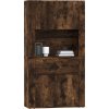 Skříň highboard kompozit [3185372] (Barva Kouřový dub)