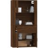 Skříň highboard kompozit [3185372] (Barva Kouřový dub)