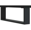 Příborník 101,5 x 35 x 70 cm kompozitní dřevo [827213] (Barva Černá)