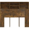 Čelo postele s úložným prostorem 120x19x103,5 cm [817247] (Barva Šedá sonoma)