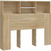 Čelo postele s úložným prostorem 120x19x103,5 cm [817247] (Barva Šedá sonoma)