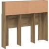 Čelo postele s úložným prostorem 120x19x103,5 cm [817247] (Barva Šedá sonoma)