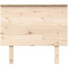 Čelo postele 94 x 6 x 82,5 cm masivní borovice [819150] (Barva Přírodní)