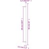 Nábytkové úchytky 10 ks 480 mm nerezová ocel [3203718] (Barva Bronzová)