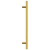 Nábytkové úchytky 10 ks 192 mm nerezová ocel [3203623] (Barva Zlatá)