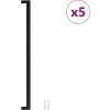 Nábytkové úchytky 5 ks 480 mm nerezová ocel [155387] (Barva Stříbrná)