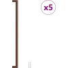 Nábytkové úchytky 5 ks 480 mm nerezová ocel [155387] (Barva Stříbrná)