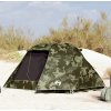 Rybářský stan pro 3 osob nepromokavý [4100655] (Barva Olivově zelená)