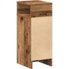 Noční stolek se zásuvkou 25x31x66 cm [858626] (Barva Hnědý dub)