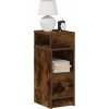 Noční stolek se zásuvkou 25 x 31 x 66 cm [858626] (Barva Hnědý dub)