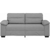Pohovka pro 2 osoby 140 cm látka [4105308] (Barva Tmavě šedá)