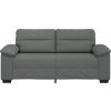 Pohovka pro 2 osoby 180x81x84 cm látka [4105308] (Barva Tmavě šedá)