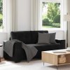 Loveseat Sofa 180x77x82 cm samet [4105122] (Barva Světle šedá)