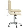 Otočná kancelářská židle umělá kůže [334333] (Barva Bílá)