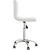 Otočná kancelářská židle umělá kůže [334333] (Barva Bílá)