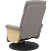 Polohovací křeslo s podnožkou textil [356526] (Barva Taupe)