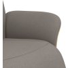 Polohovací křeslo s podnožkou textil [356526] (Barva Taupe)