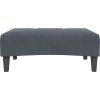 Podnožka 77 x 55 x 31 cm samet [4007376] (Barva Tmavě šedá)