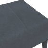 Podnožka 77 x 55 x 31 cm samet [4007376] (Barva Tmavě šedá)