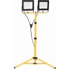 LED reflektor se stojanem 2 x 100 W studené bílé světlo [149657] (Barva Teplá bílá)