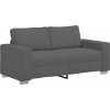 Loveseat Sofa tmavě šedé 180x77x82 cm manšestrová tkanina [4105201] (Barva Tmavě šedá)
