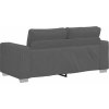 Loveseat Sofa tmavě šedé 180x77x82 cm manšestrová tkanina [4105201] (Barva Tmavě šedá)