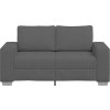Loveseat Sofa tmavě šedé 160x77x82 cm manšestrová tkanina [4105194] (Barva Tmavě šedá)
