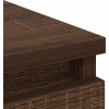 Příborník 100x35x99 cm kompozitní dřevo [3328495] (Barva Hnědý dub)