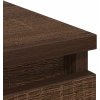 Příborník 80x35x99 cm kompozitní dřevo [3328486] (Barva Hnědý dub)