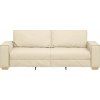 3-místné sofa 220 cm textil [4104994] (Barva Hnědá)