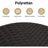 1 Black 1 Rattan Premium rattan