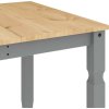 Jídelní stůl Corona 180 x 90 x 75 cm masivní borové dřevo [4005721] (Barva Šedá)